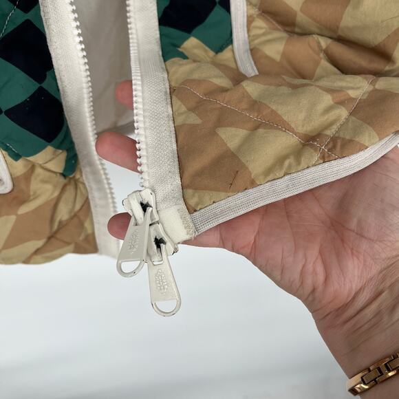 Free People Movement Packable Hooded Puffer Women's Medium Aztec Pria Full Zip - Picture 12 of 16